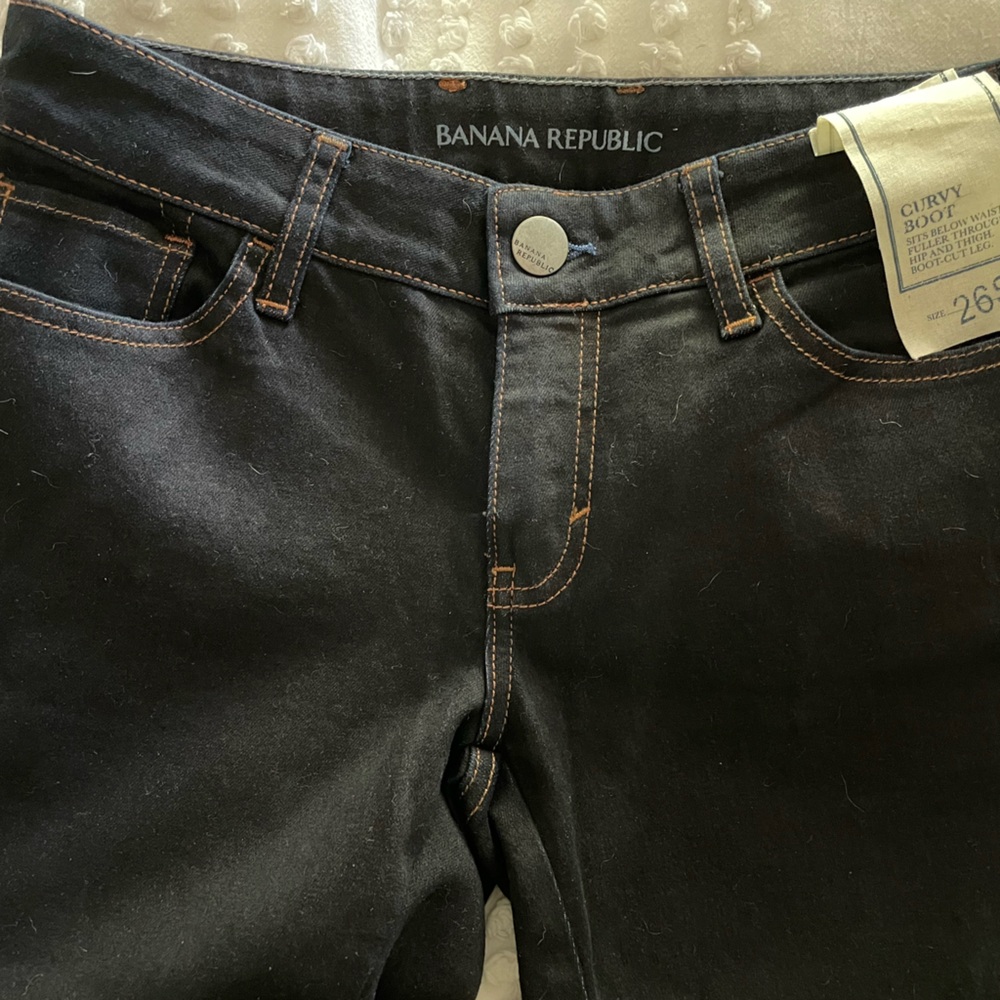 NWT Banana Republic Curvy Boot jeans, 26 short - Picture 4 of 8